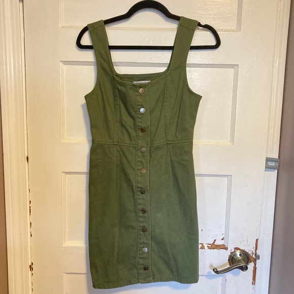 button up jumper dress